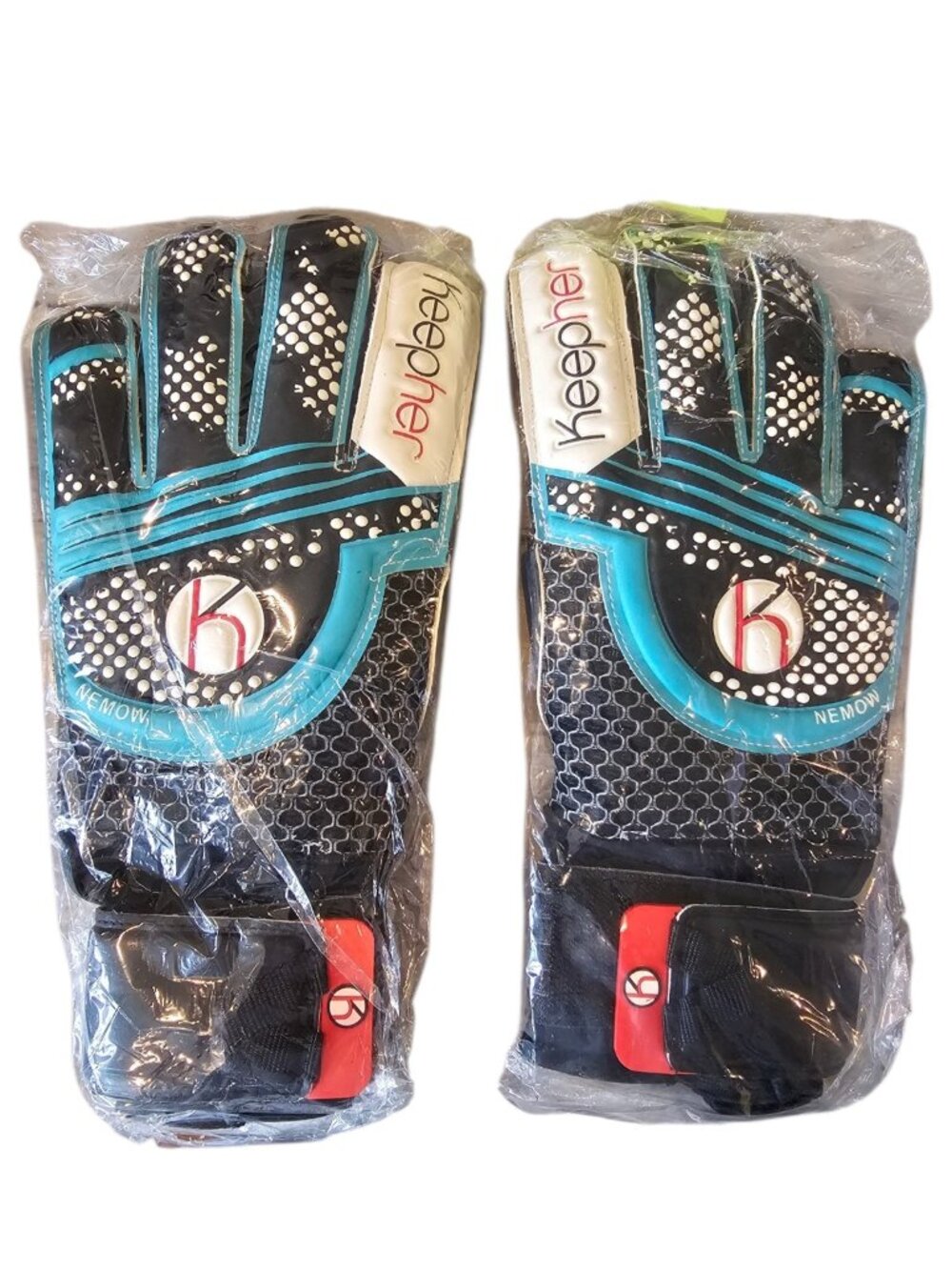 Keepher‎ Womens Nemow Pro Goalkeeper Glove Black Sz 10 NEW